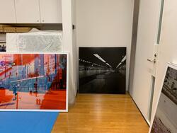 部屋に並べられた過去作品