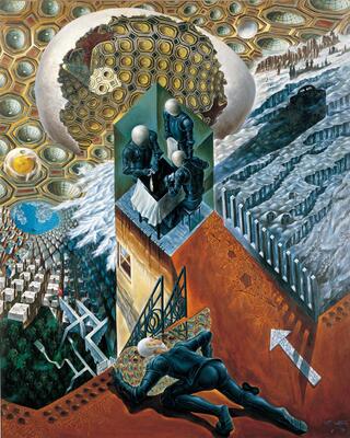 植竹邦良作品画像　シェル記　卵殻
