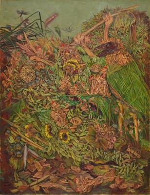 真鍋英雄　作品画像　枯花の幻想