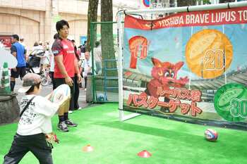 ラグビーエリアの様子