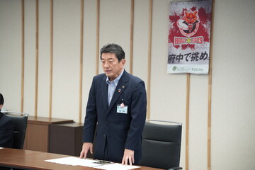 高野市長が挨拶をする写真