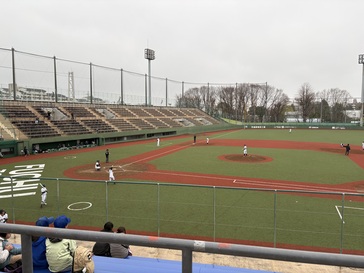 仙台大学との練習試合の写真