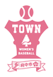 女子野球タウン府中のロゴ
