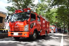 消防車展示・乗車体験の車両