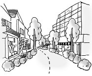 画像　建築物やまち並み