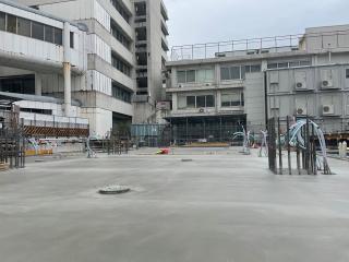 令和4年3月1階床のコンクリート打設の写真