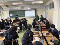 都立農業高校 食物科での授業の様子