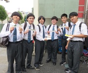 学生の集合写真