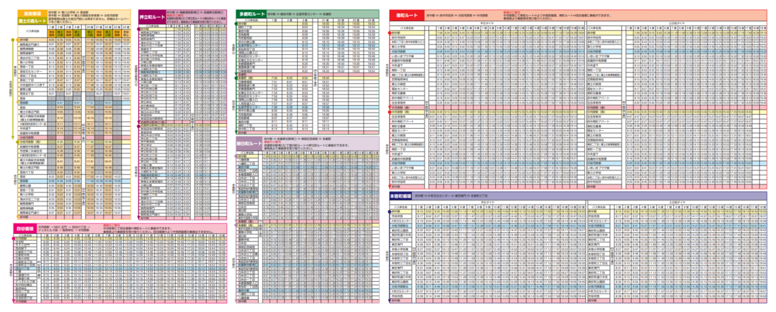 ちゅうバスリーフレットのイメージ2