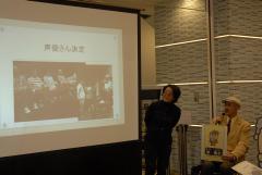 声優インタビューの様子