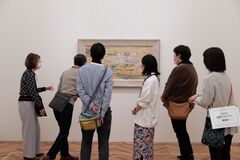 対話を通じた鑑賞の様子