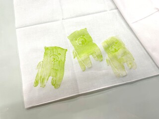 アートスタジオ　ころころ子犬のてぬぐい