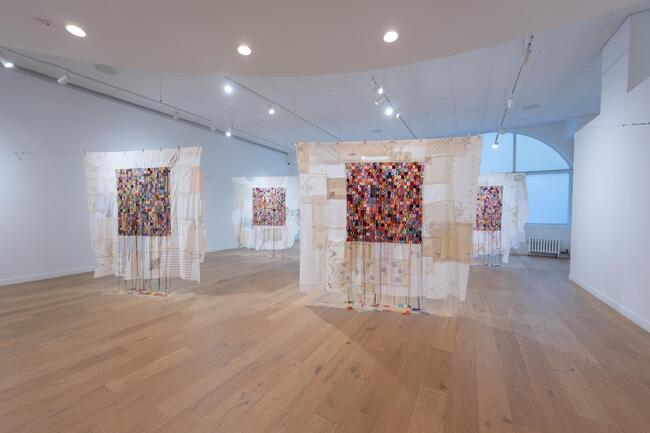 公開制作96安田佐智種マザーズ・デイリー・スケジュール、ニューヨークでの展示風景