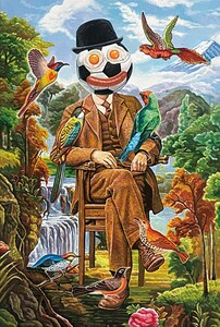 宮﨑勇次郎作品　パークライフ（サッカーボール紳士）