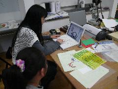 画像　絵をパソコンに取り込んで型紙をデザイン