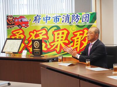 団長による説明