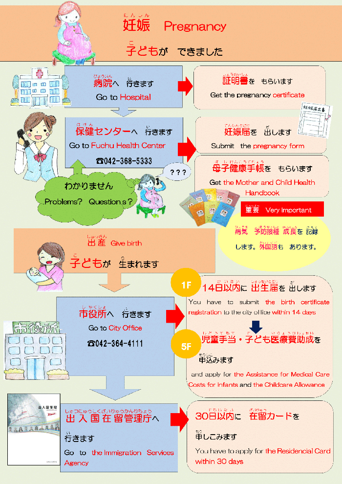 画像　日本で妊娠した（子どもができた）とき