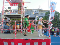 画像　お囃子のようす