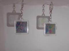 偏光板キーホルダーの画像