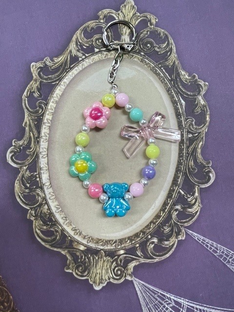 ビーズのキーホルダー