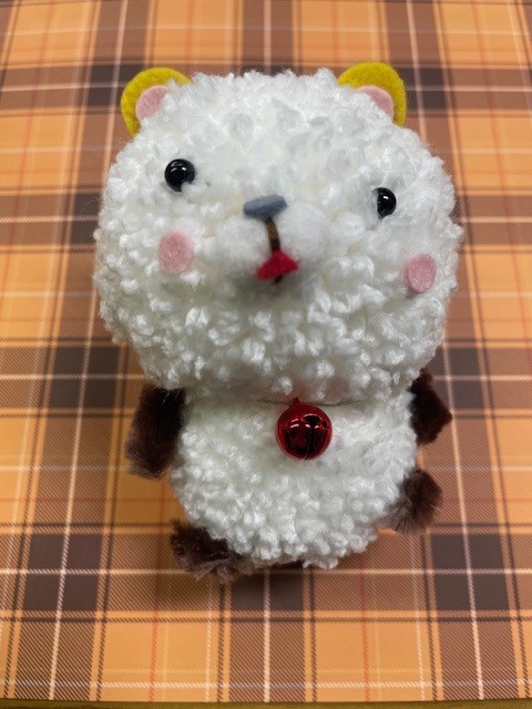 毛糸で作るクマさん