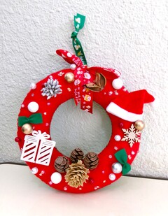 クリスマスリースの写真
