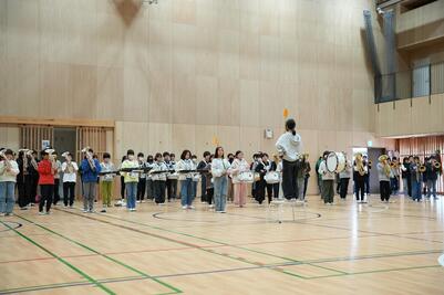 鼓笛隊による演奏