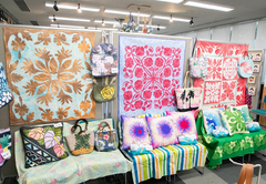 ハワイアンキルト展示会　写真