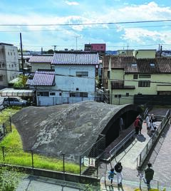 府中市史跡旧陸軍調布飛行場白糸台掩体壕 写真