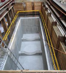 オイルタンク設置用の地下構造物の写真