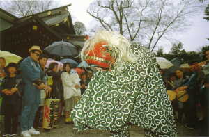 画像　大国魂神社の初もうで