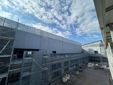 西側工事の様子