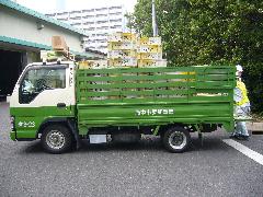 画像　平ボディー車