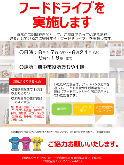 フードドライブちらし