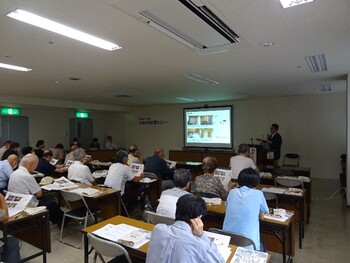 画像　木造住宅耐震セミナーの様子