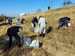 都営住南自治会　清掃の様子