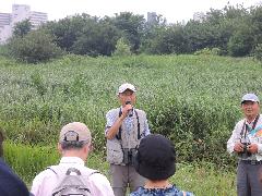 画像　府中野鳥クラブ　堅山会長から挨拶