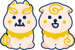 きょうちゃん　どうちゃんのイラスト