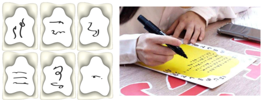 ロゴデザインイメージ、ヒアリング企画のイメージ画像