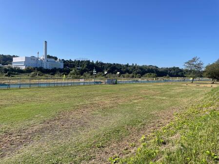 バーベキュー場 工事（フェンス）状況3