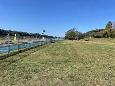 バーベキュー場 工事（フェンス）状況4