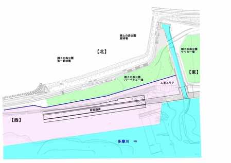工事範囲の概要図
