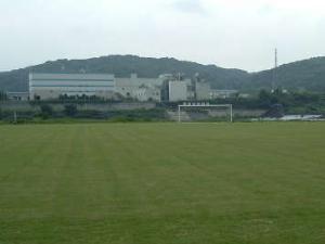 画像　サッカー場南側（川側）